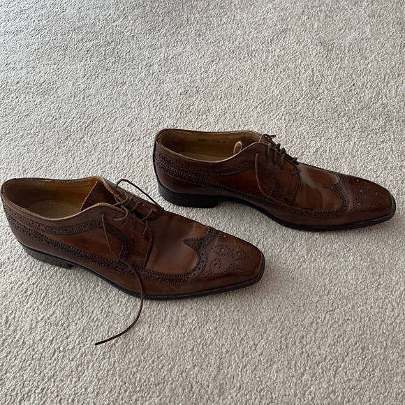 Mercanti Fiorentini Italian Leather Wingtip Men\'s Shoes main image 4
